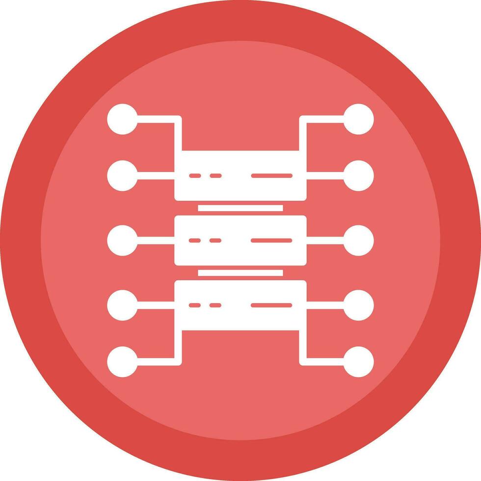 Organizational Structure Vector Icon Design
