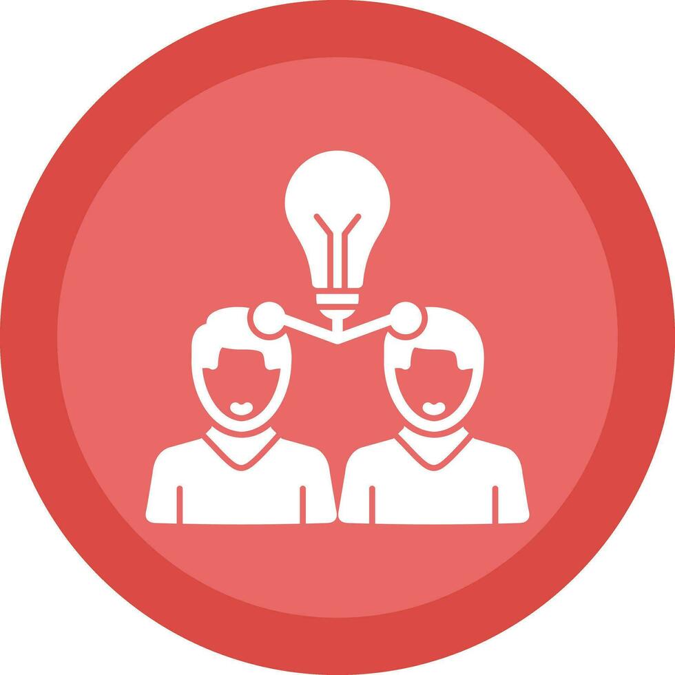 Knowledge Sharing Vector Icon Design