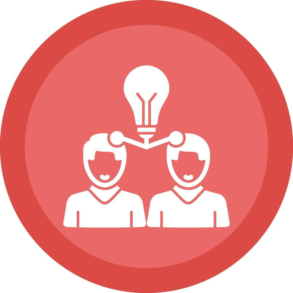 Knowledge Sharing Vector Icon Design