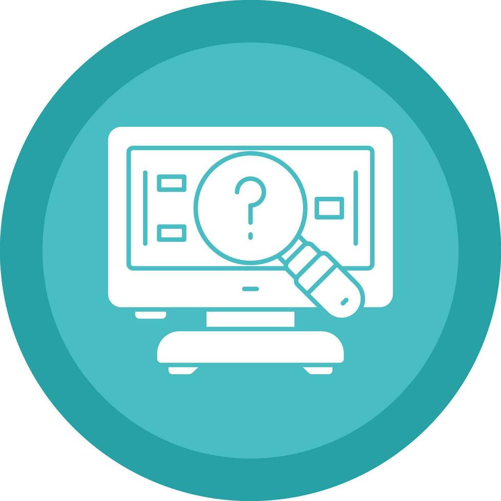 Problem Framing Vector Icon Design