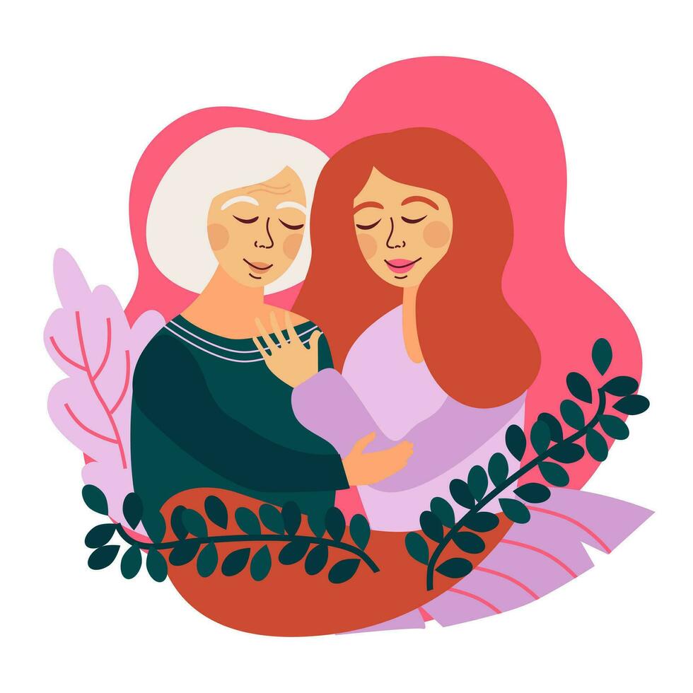 Vector Illustration of happy family