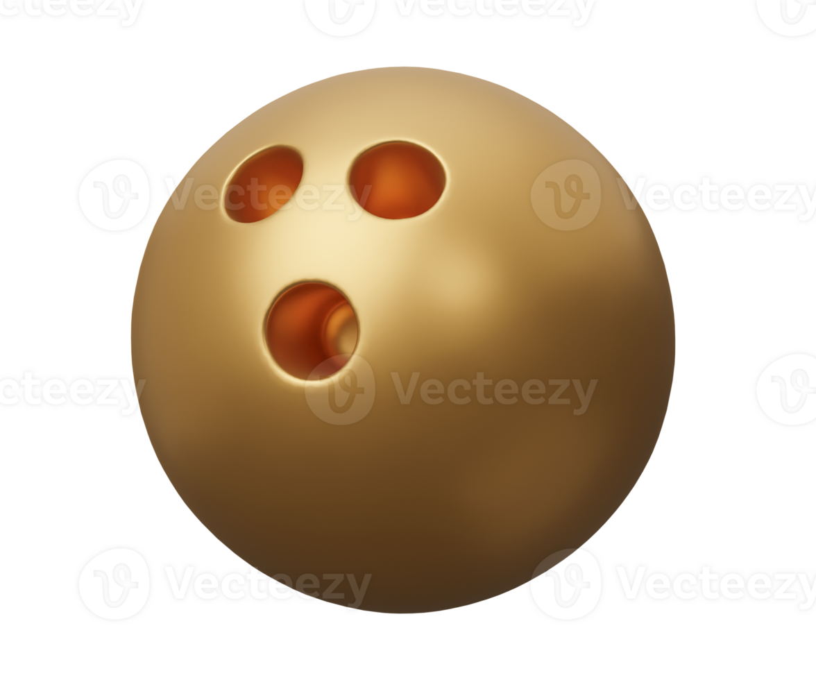 gold bowling ball sport equipment png