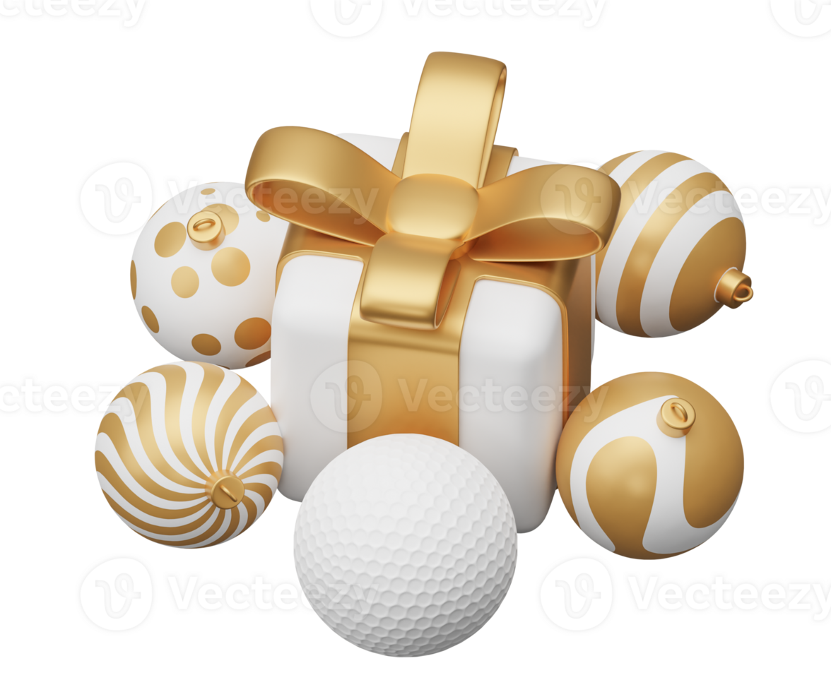 gof ball christmas gift png