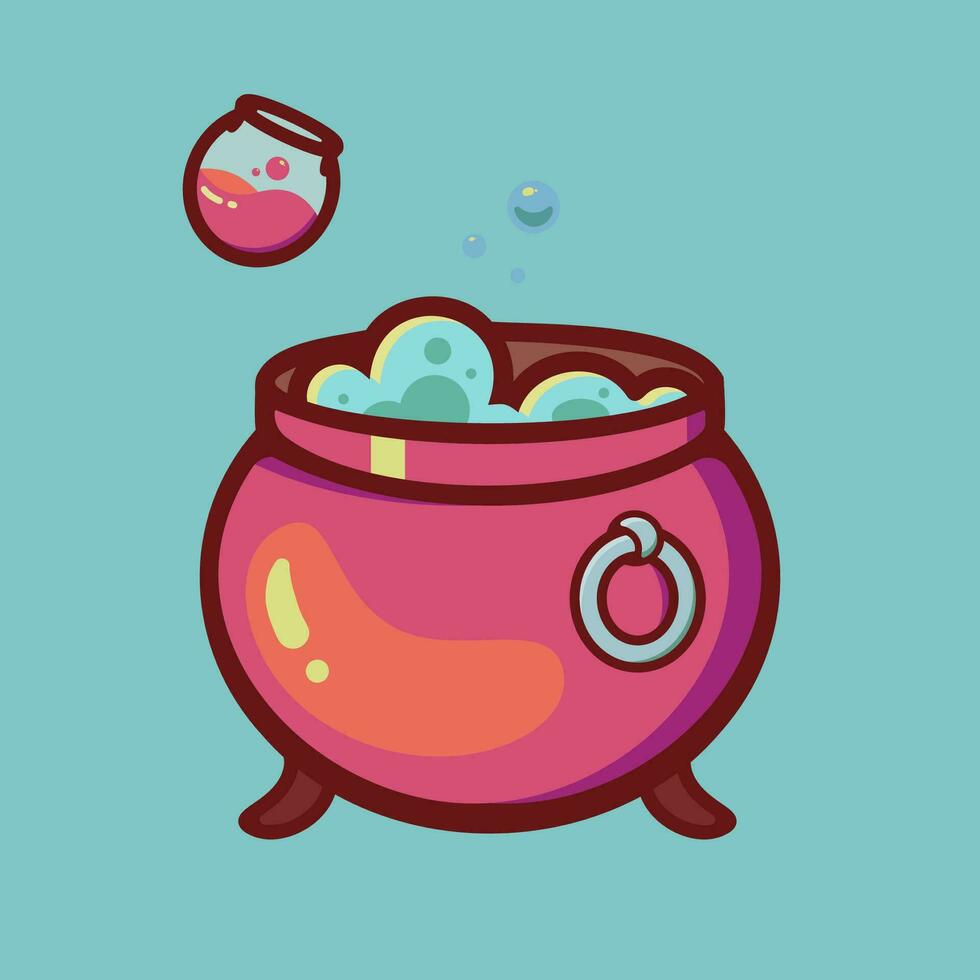 Witch Cauldron Vector