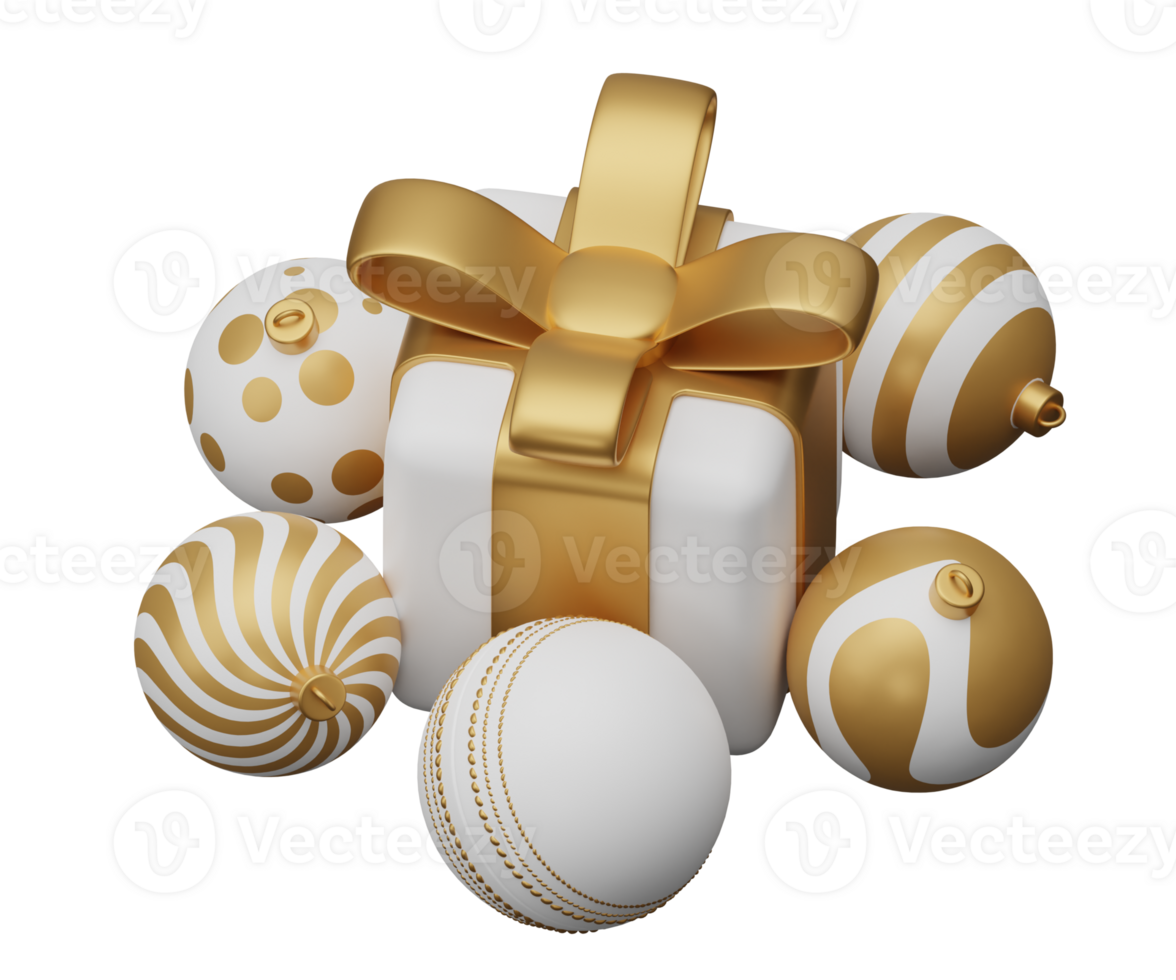 cricket ball christmas gift png