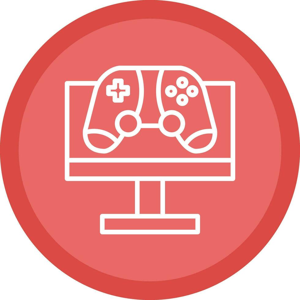 Monitor Screen Vector Icon Design