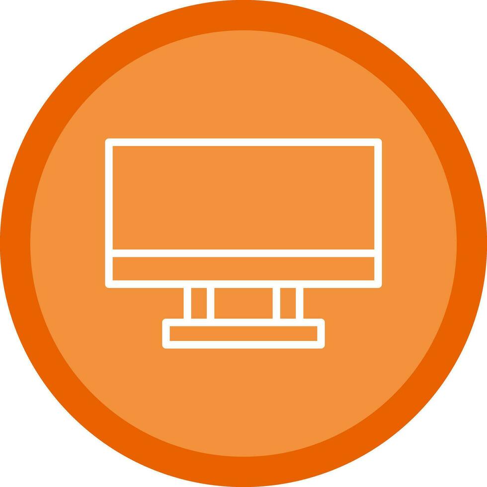 Monitor Screen Vector Icon Design
