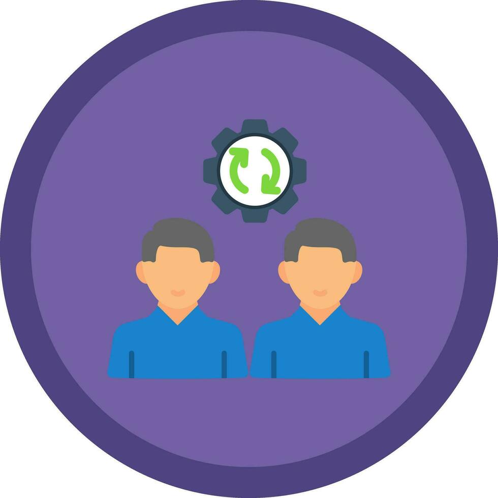 Change Management Vector Icon Design