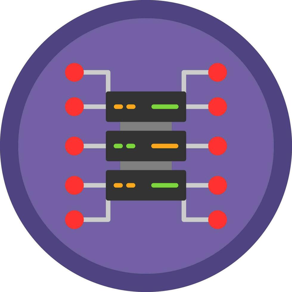 Organizational Structure Vector Icon Design