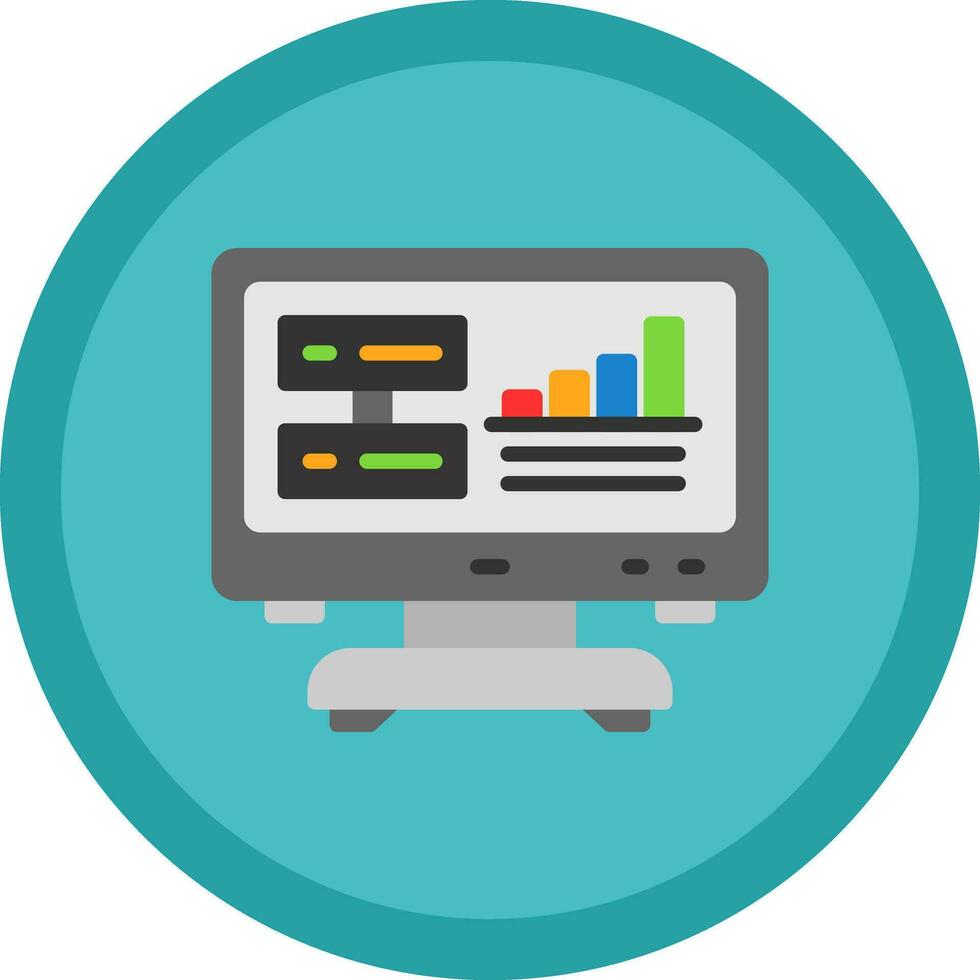 Data Driven Insights Vector Icon Design