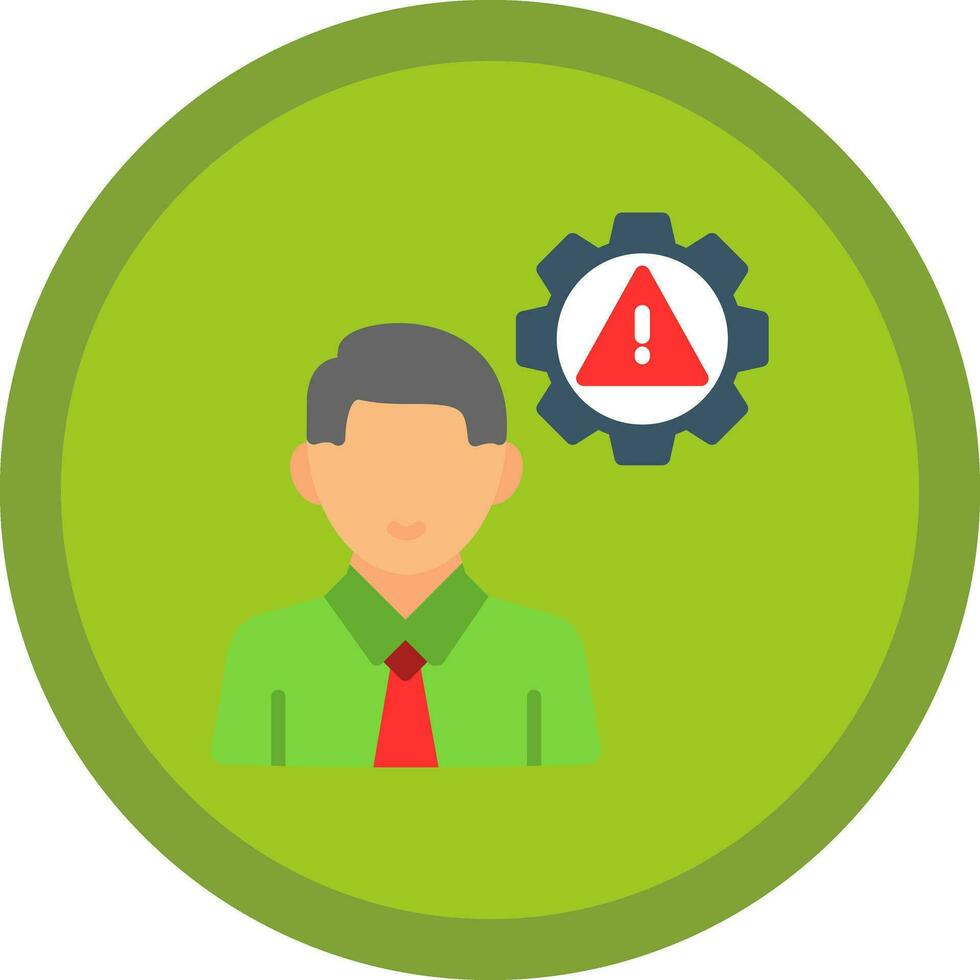 Risk Management Vector Icon Design