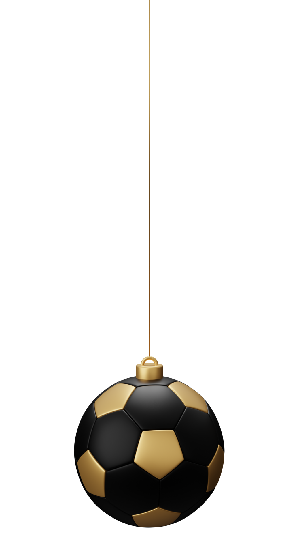 Football ball Hanging Christmas bauble 31761561 PNG