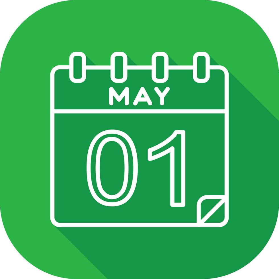 1 May Vector Icon