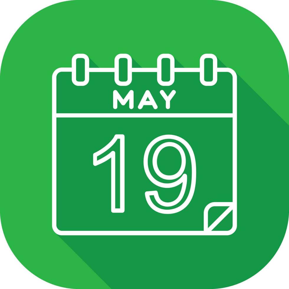 19 May Vector Icon