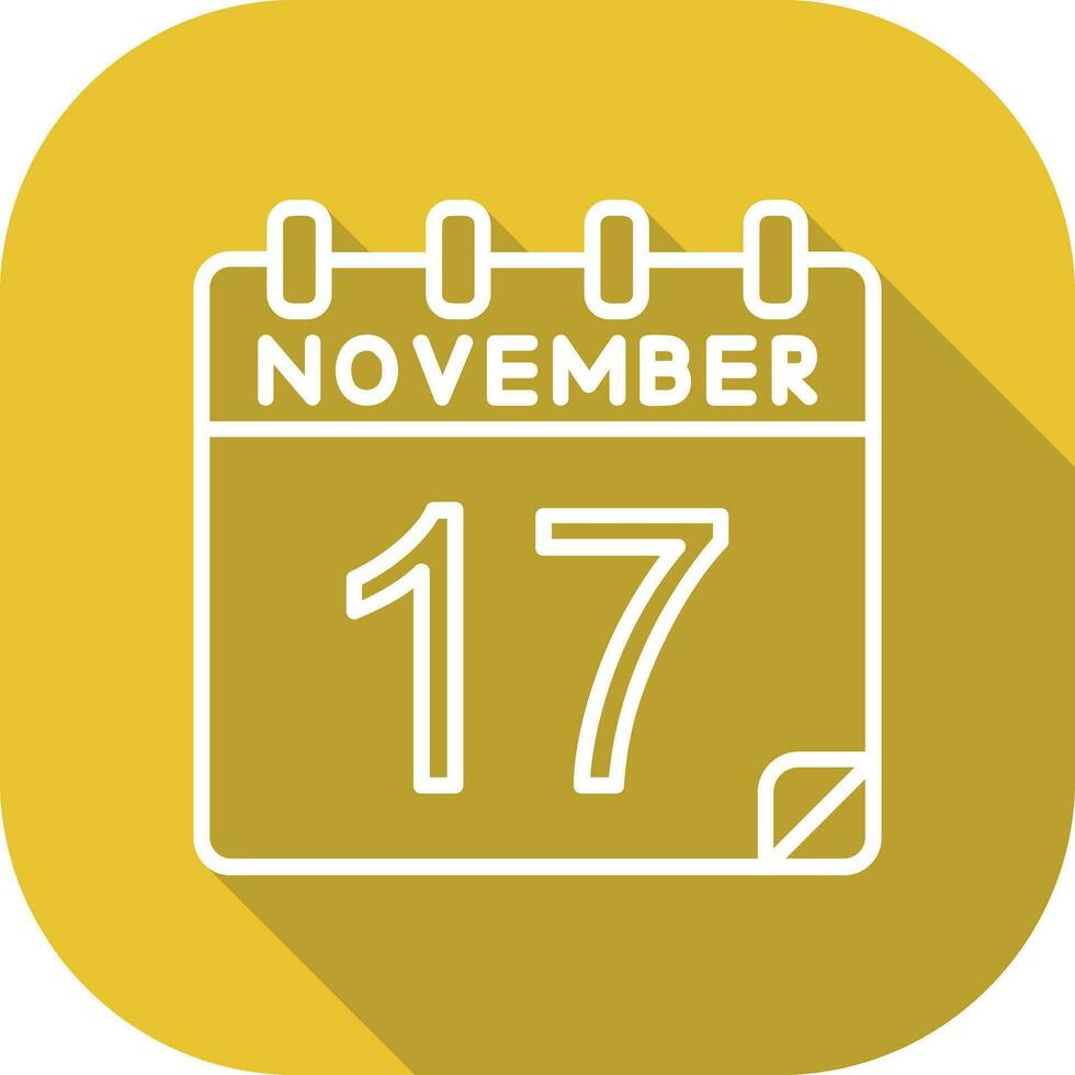 17 November Vector Icon