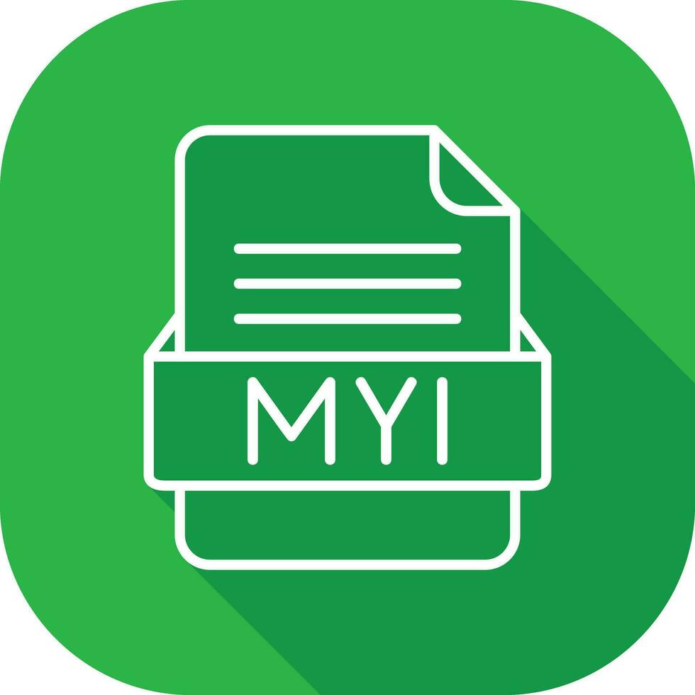 MYI File Format Vector Icon