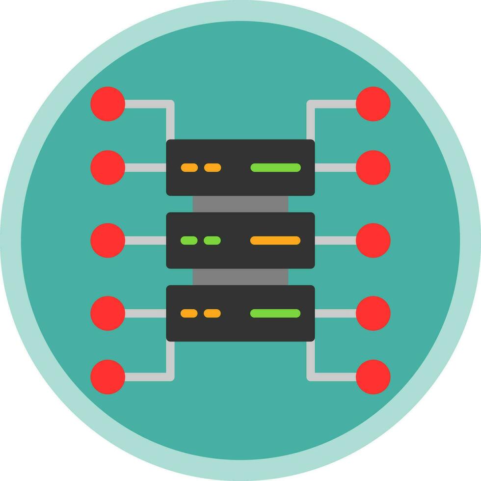 Organizational Structure Vector Icon Design