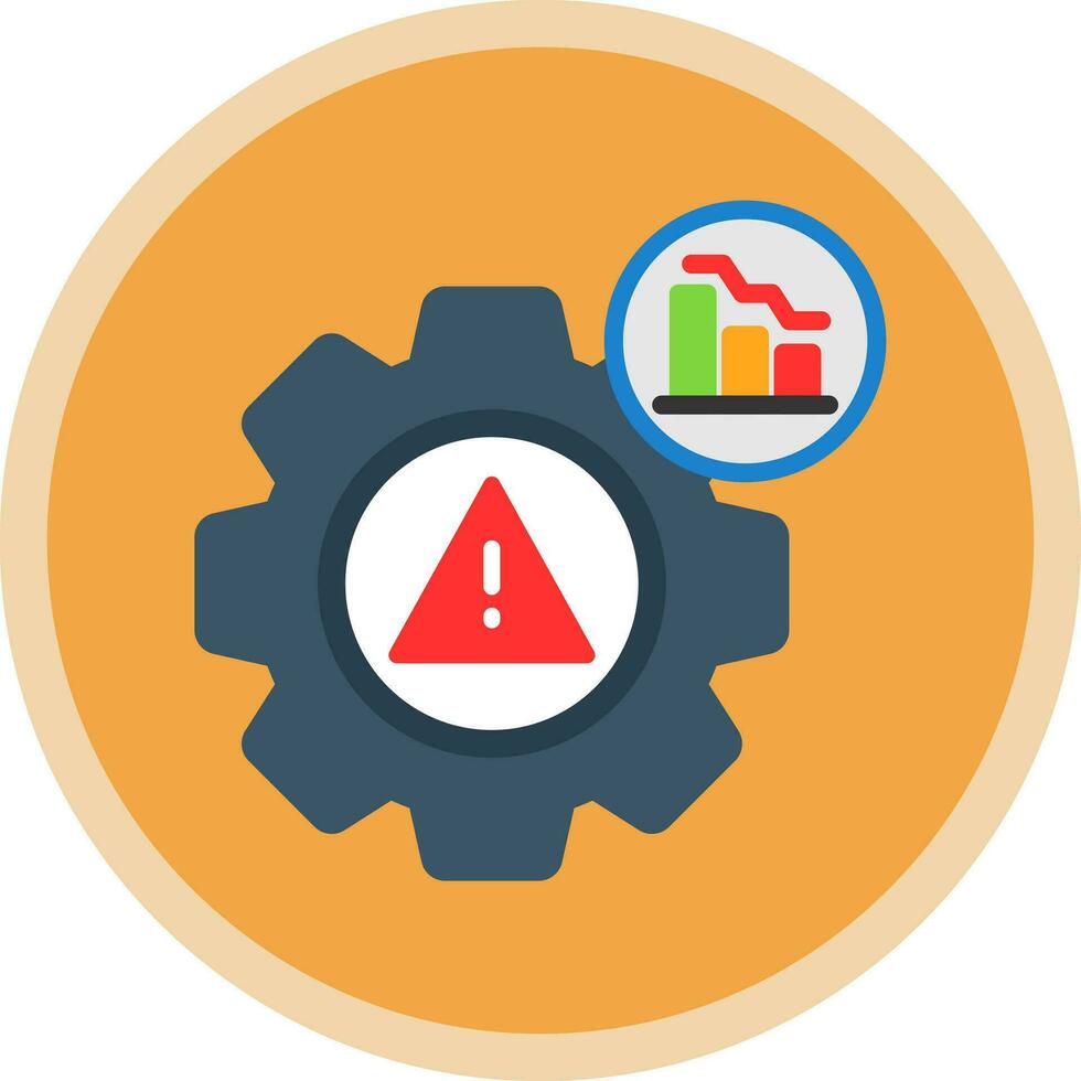 Risk Mitigation Vector Icon Design