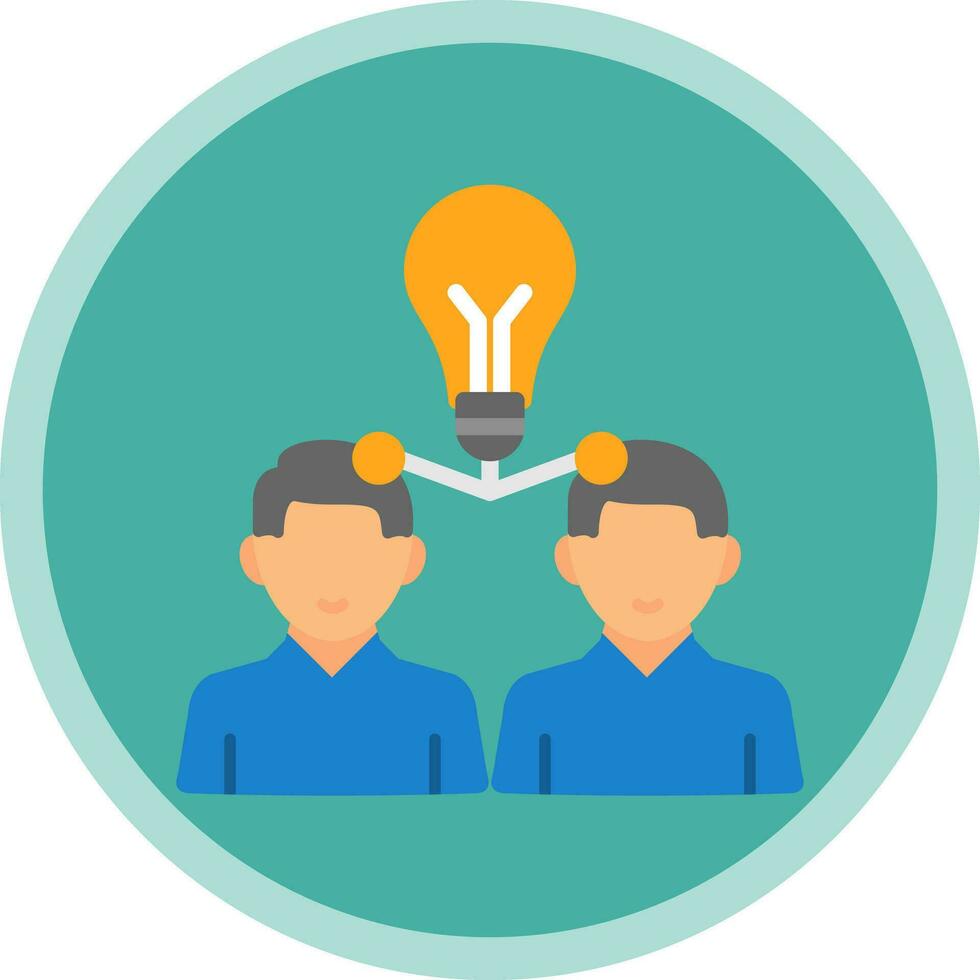 Knowledge Sharing Vector Icon Design
