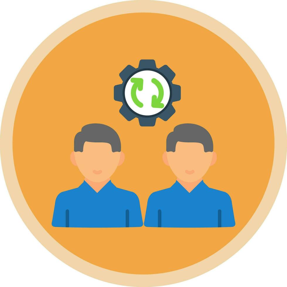 Change Management Vector Icon Design