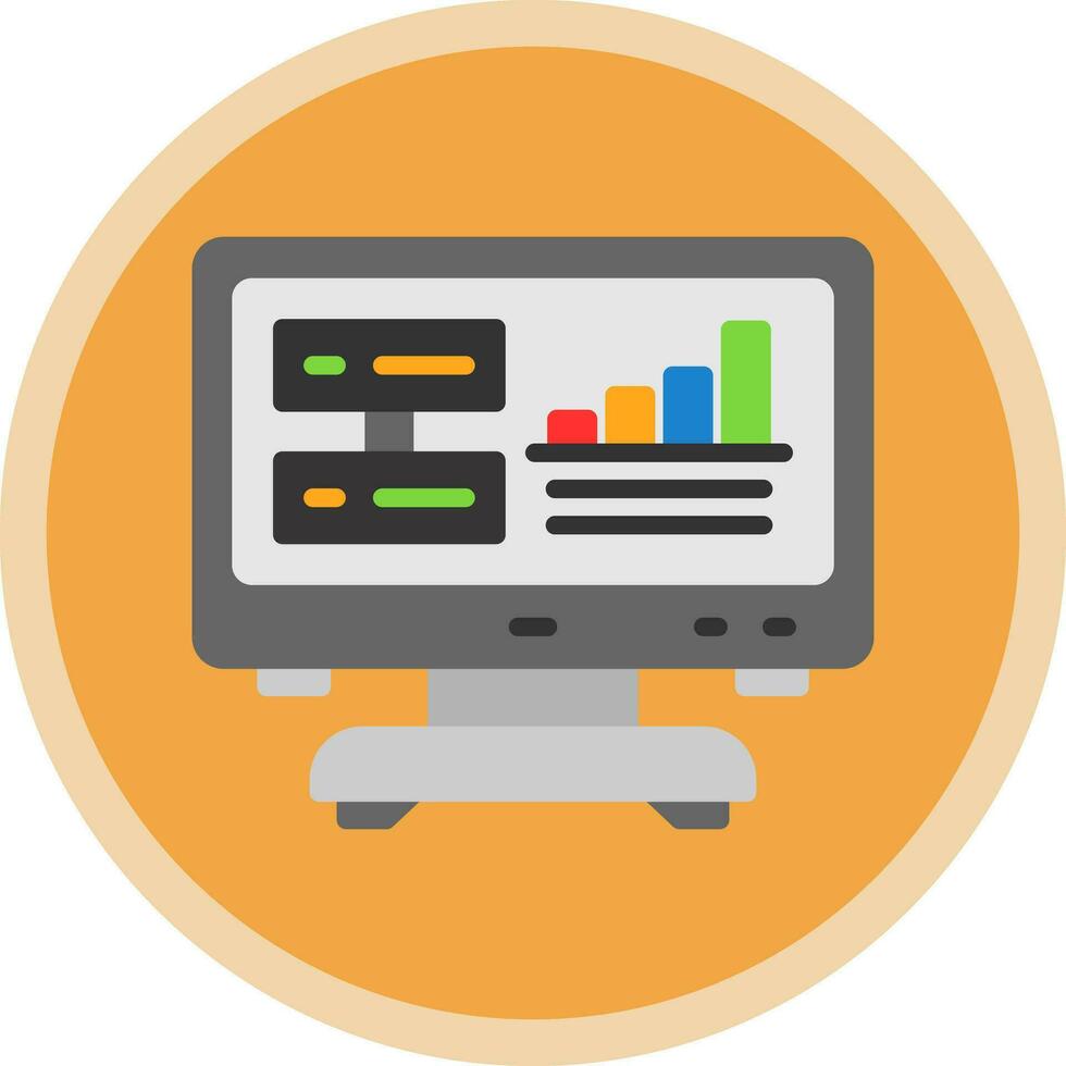 Data Driven Insights Vector Icon Design