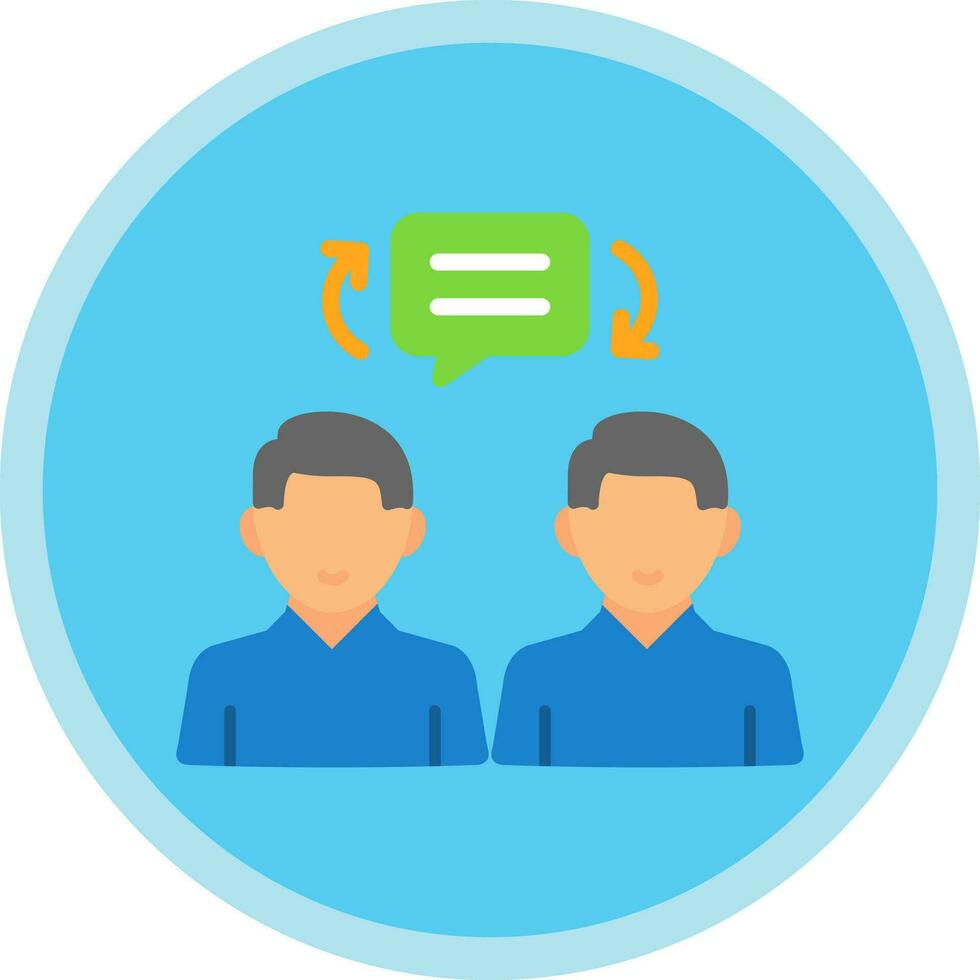 Coaching and Mentoring Vector Icon Design