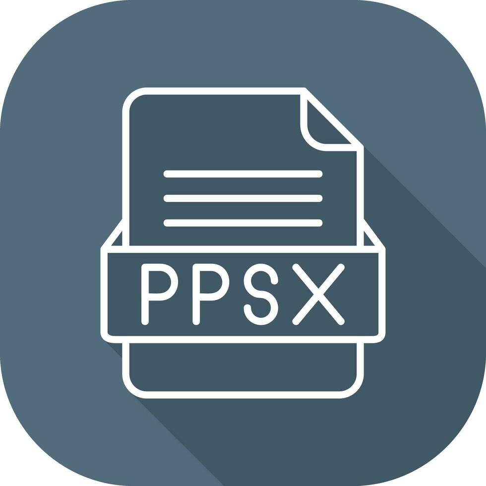 ppx archivo formato vector icono