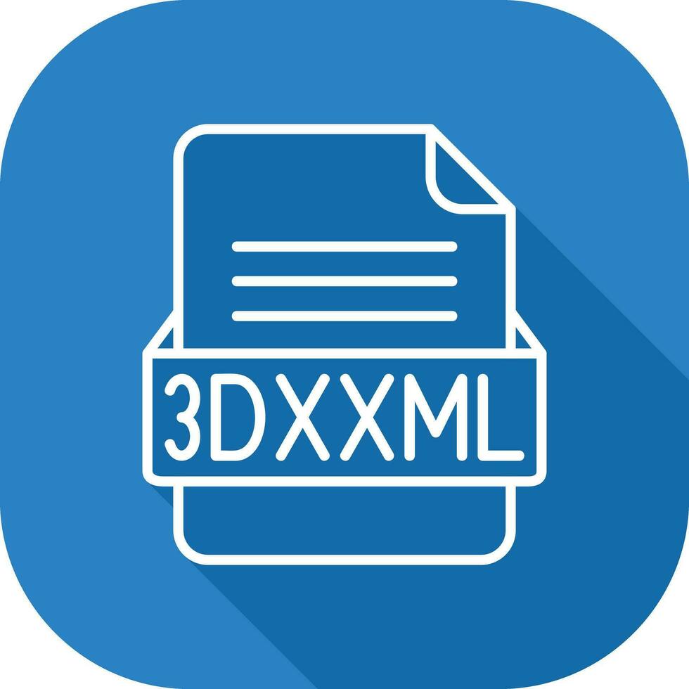 3dxxml archivo formato vector icono