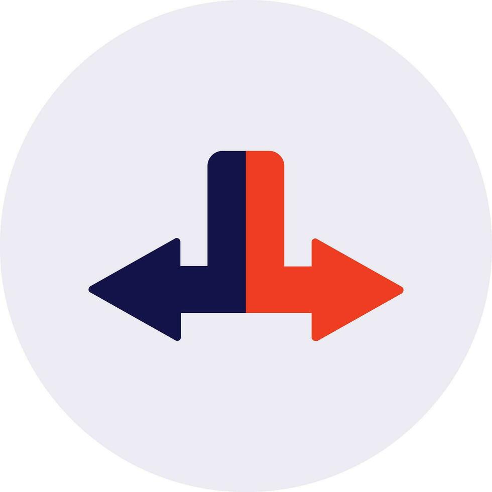 Separation Vector Icon