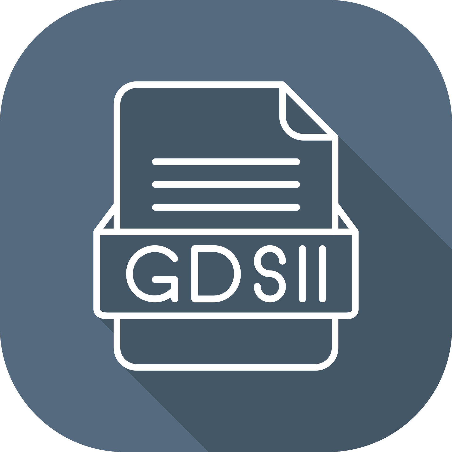 Gdsii file format vector icon 31762946 vector art at vecteezy