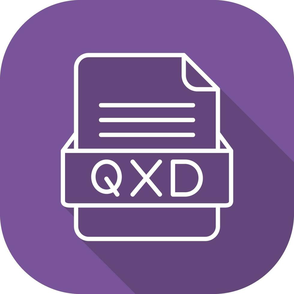 qxdd archivo formato vector icono