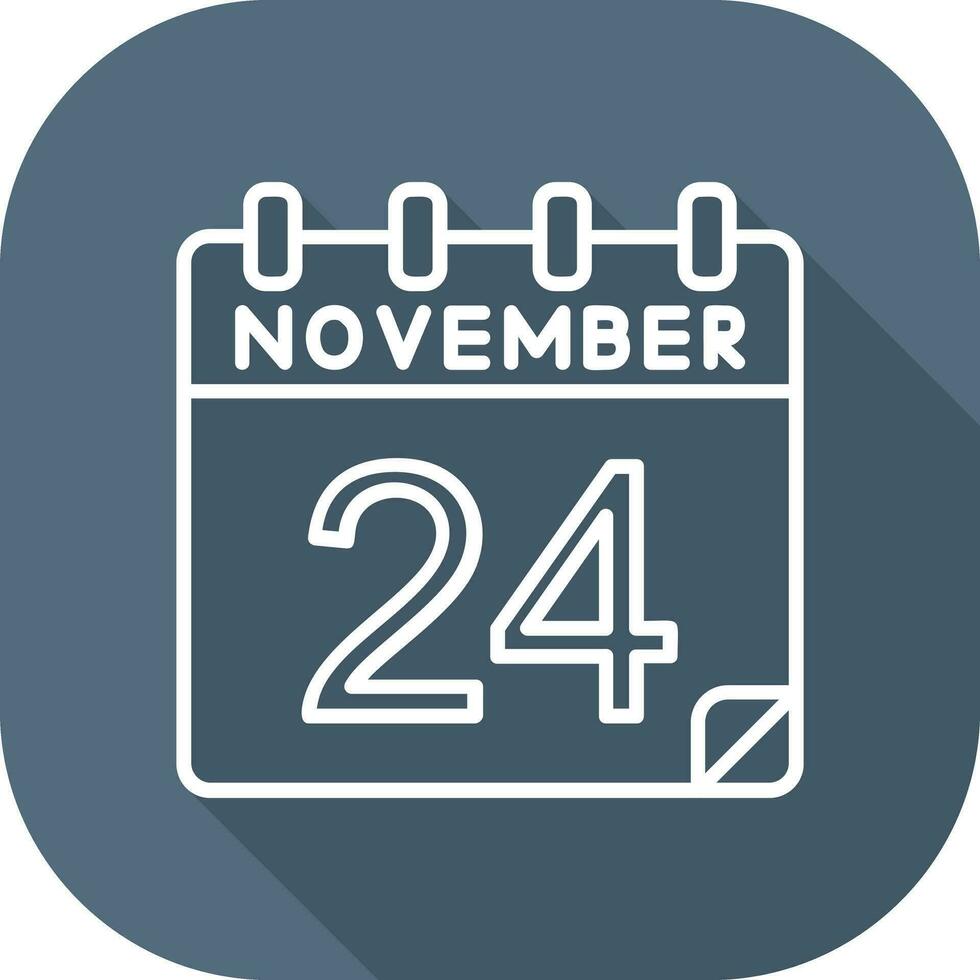 24 November Vector Icon