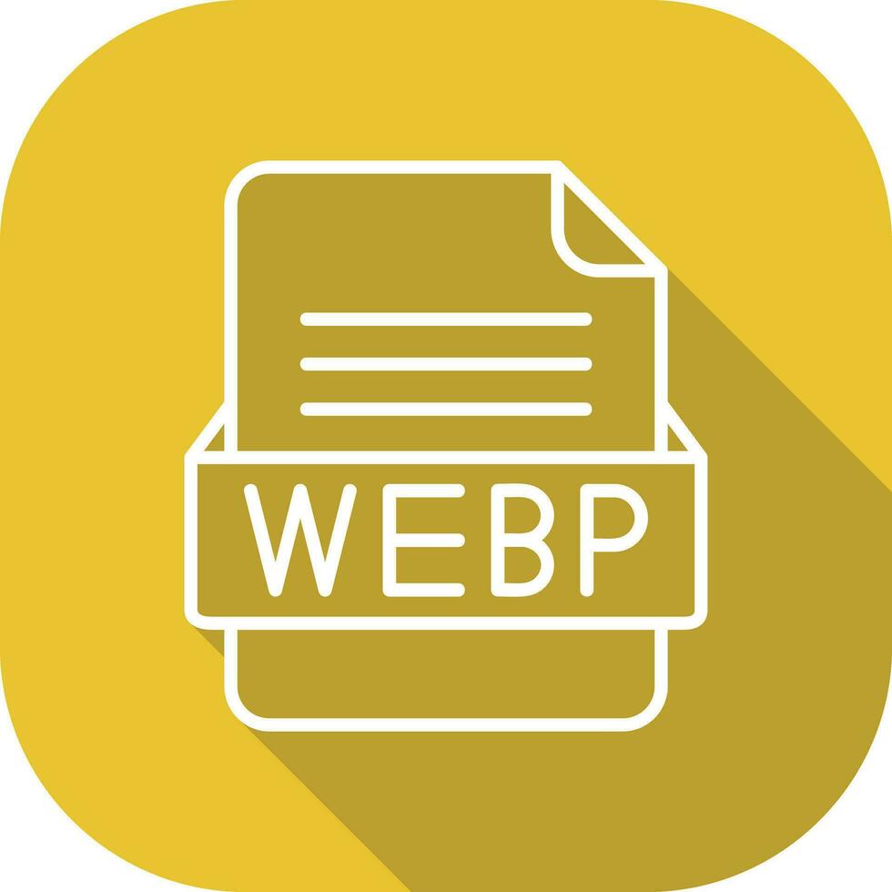 WEBP File Format Vector Icon