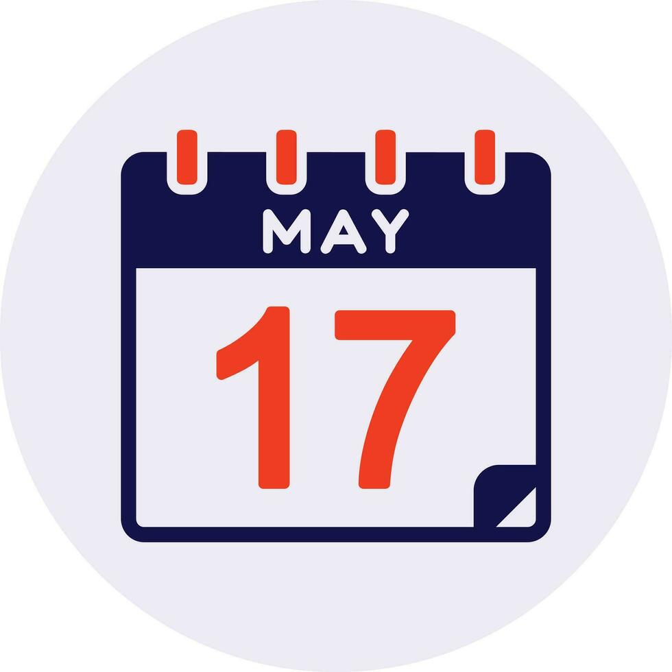 17 May Vector Icon