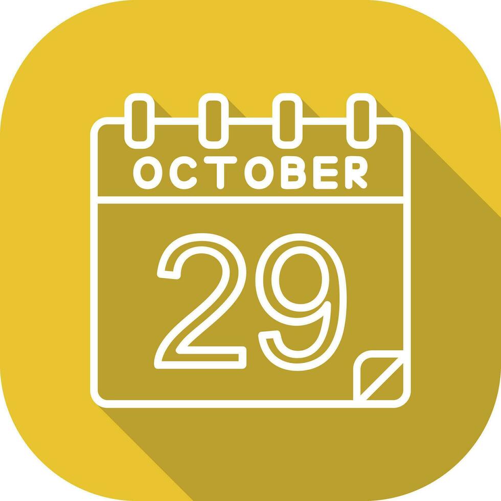 29 October Vector Icon