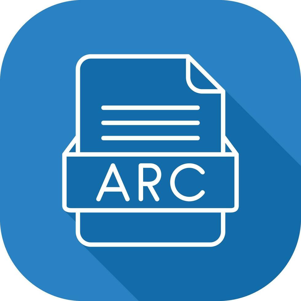 ARC File Format Vector Icon