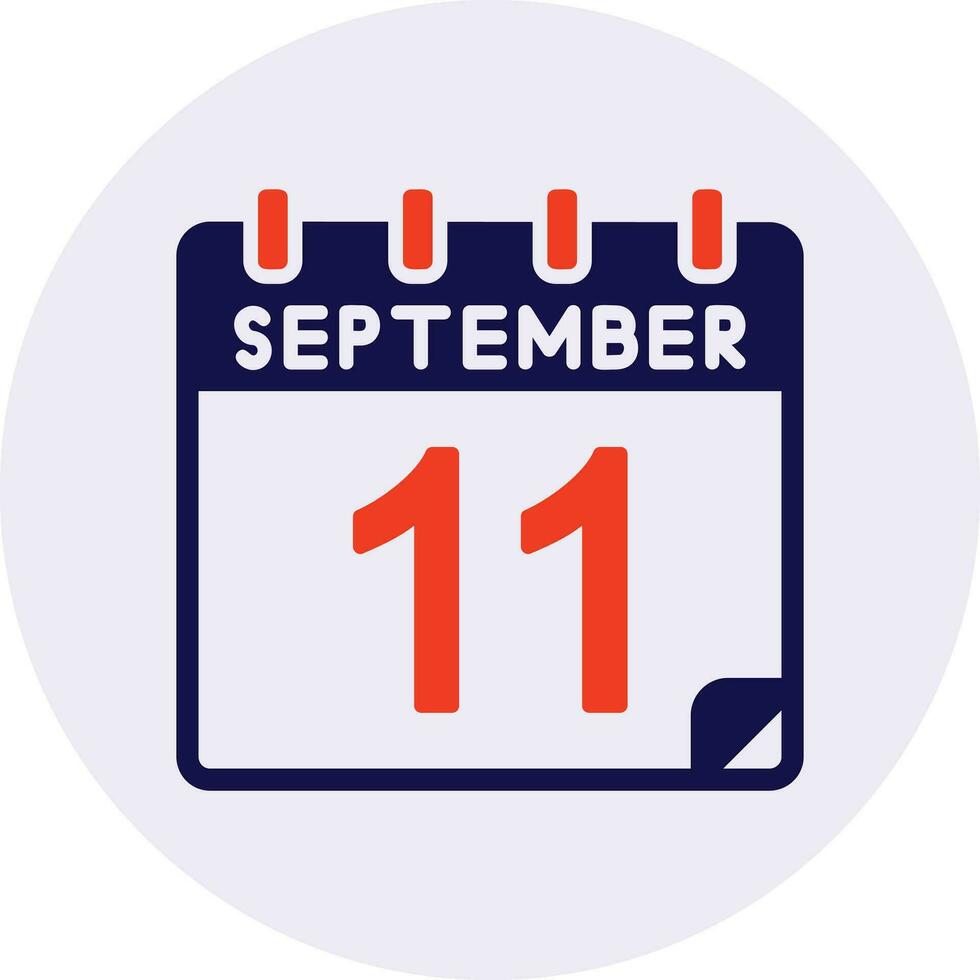 11 September Vector Icon