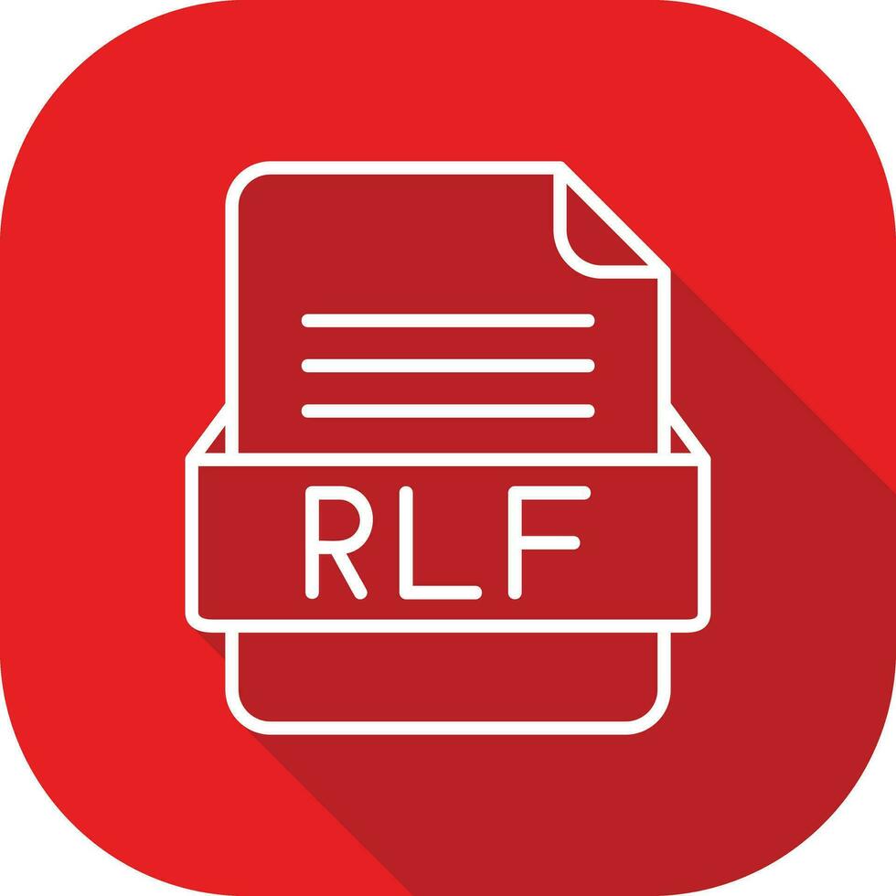 rlf archivo formato vector icono
