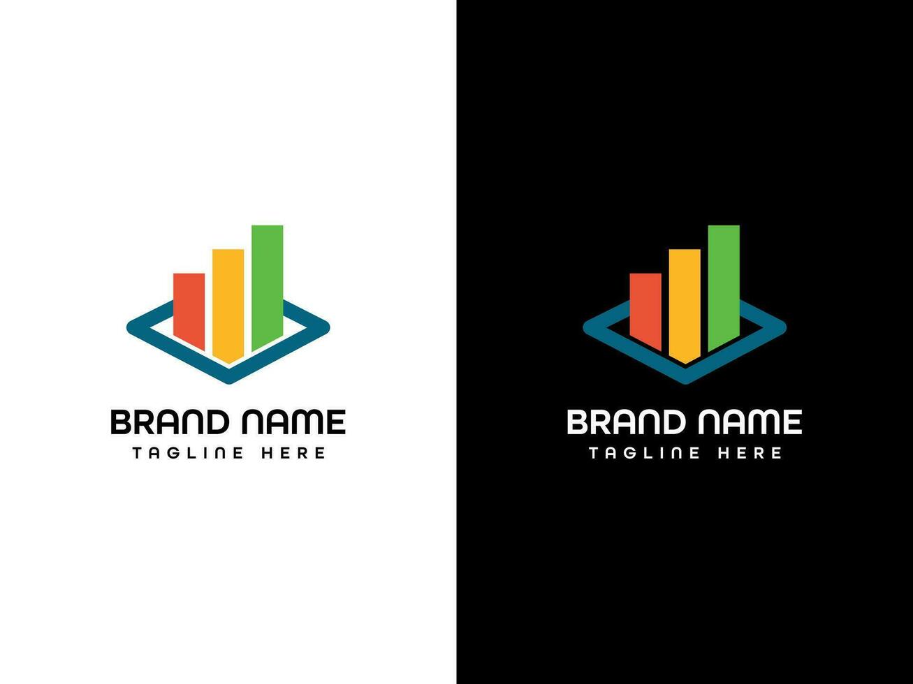 Stock Market Logo Design vector