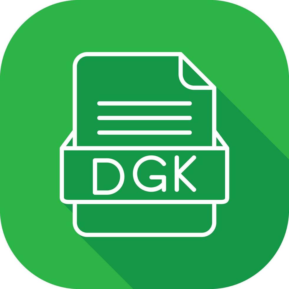 DGK File Format Vector Icon