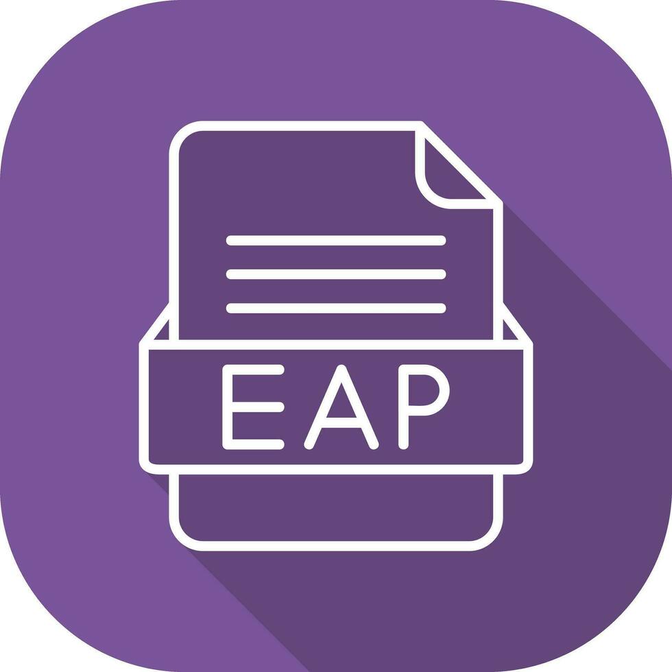 EAP File Format Vector Icon