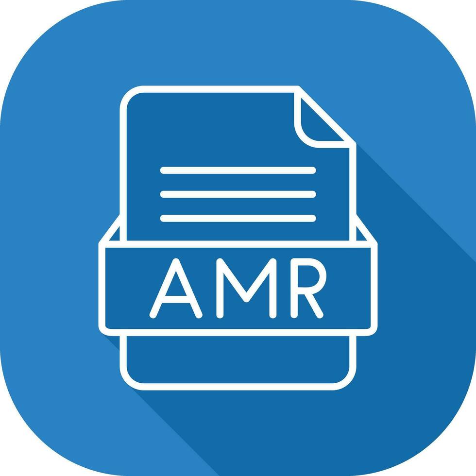 AMR File Format Vector Icon