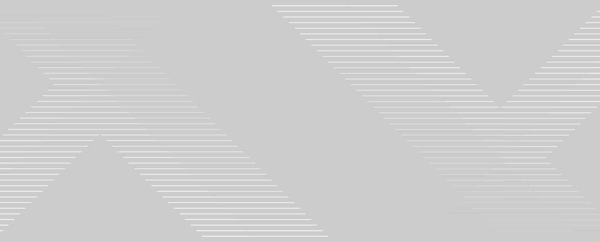 Grey minimal geometric background with abstract lines vector
