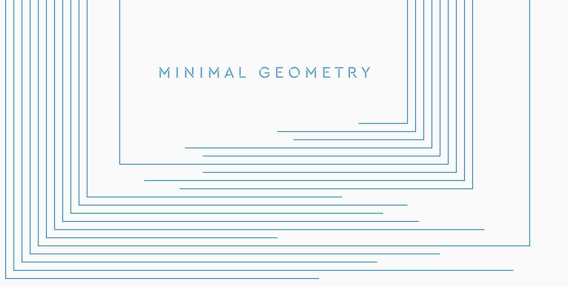 Blue white minimal lines abstract futuristic tech background vector