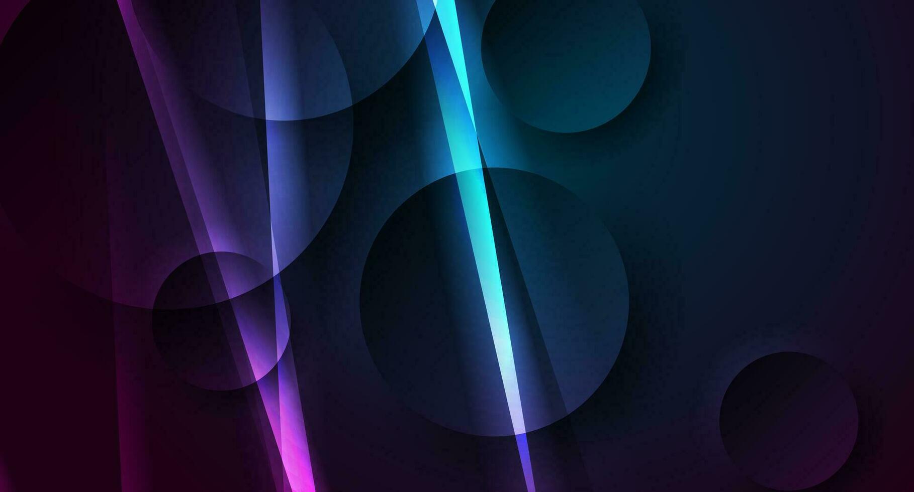 Abstract luminous neon hi-tech background vector