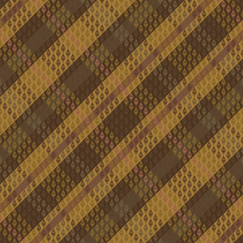 Tartan plaid pattern with texture and coffee color. vector
