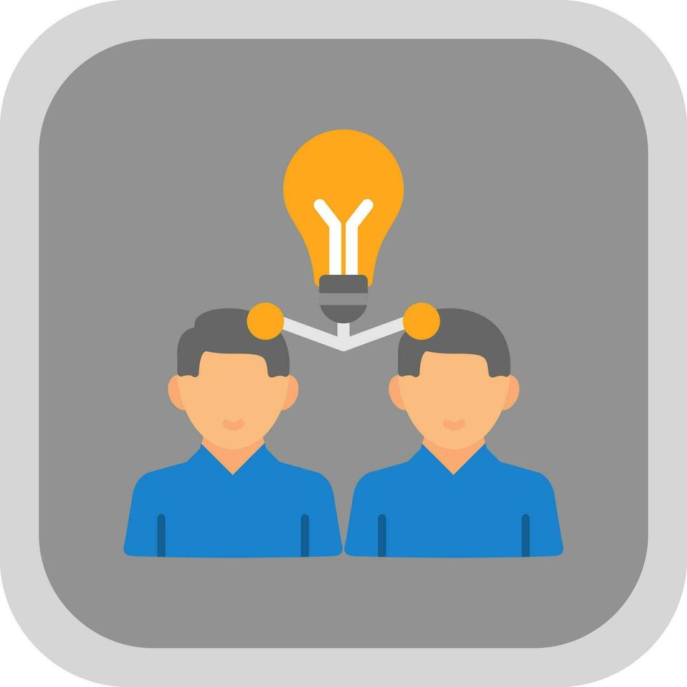 Knowledge Sharing Vector Icon Design