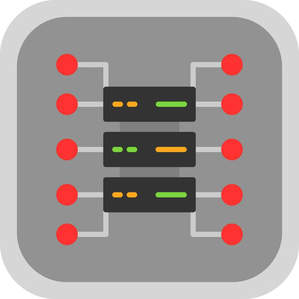Organizational Structure Vector Icon Design