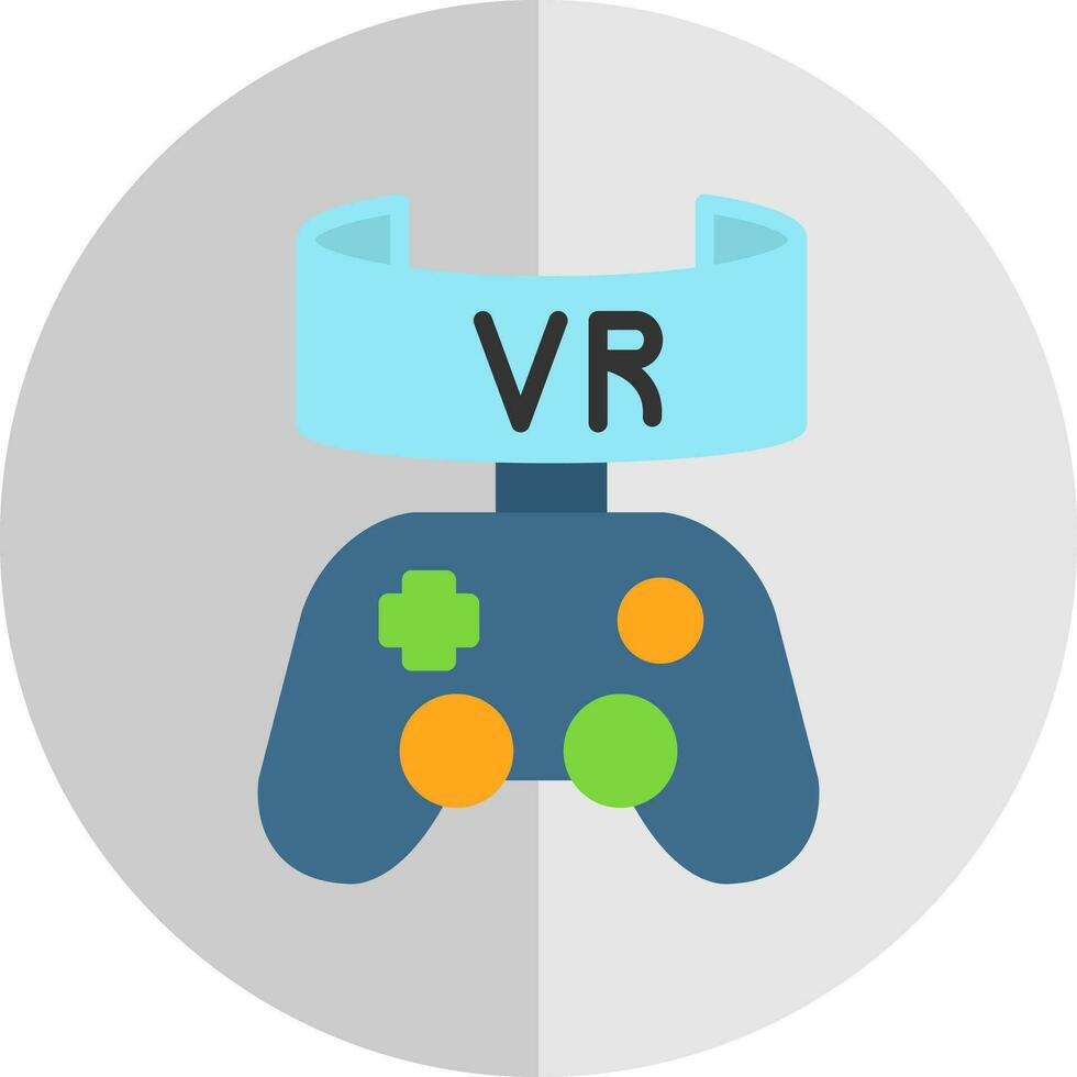 Vr Game Vector Icon Design