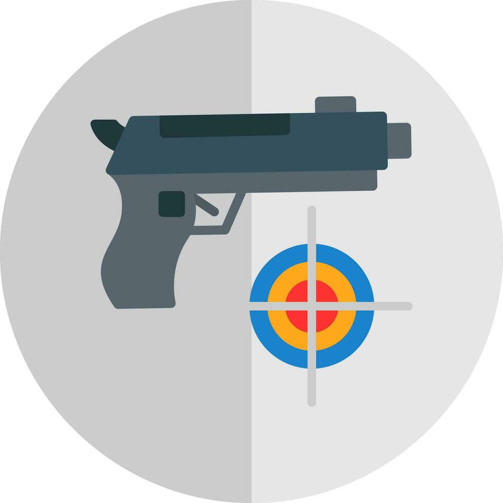 Shooting Game Vector Icon Design